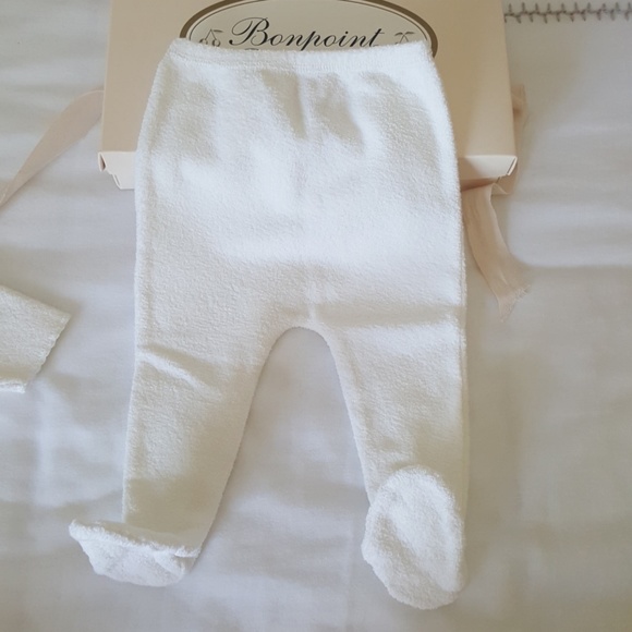 Bonpoint Size 3 months 2 piece Terry Baby Footie - Picture 6 of 8